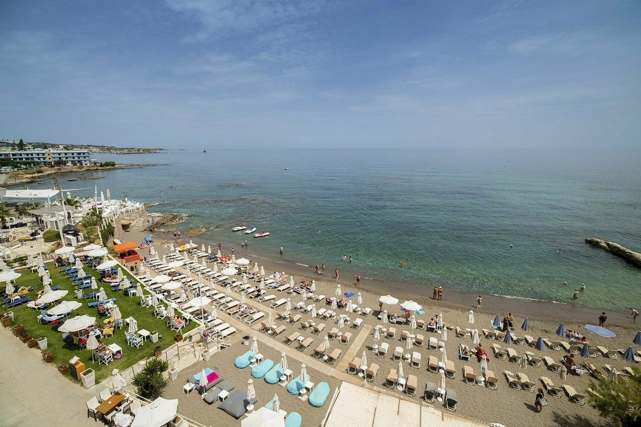 Evelyn Beach Hotel Херсониссос Экстерьер фото